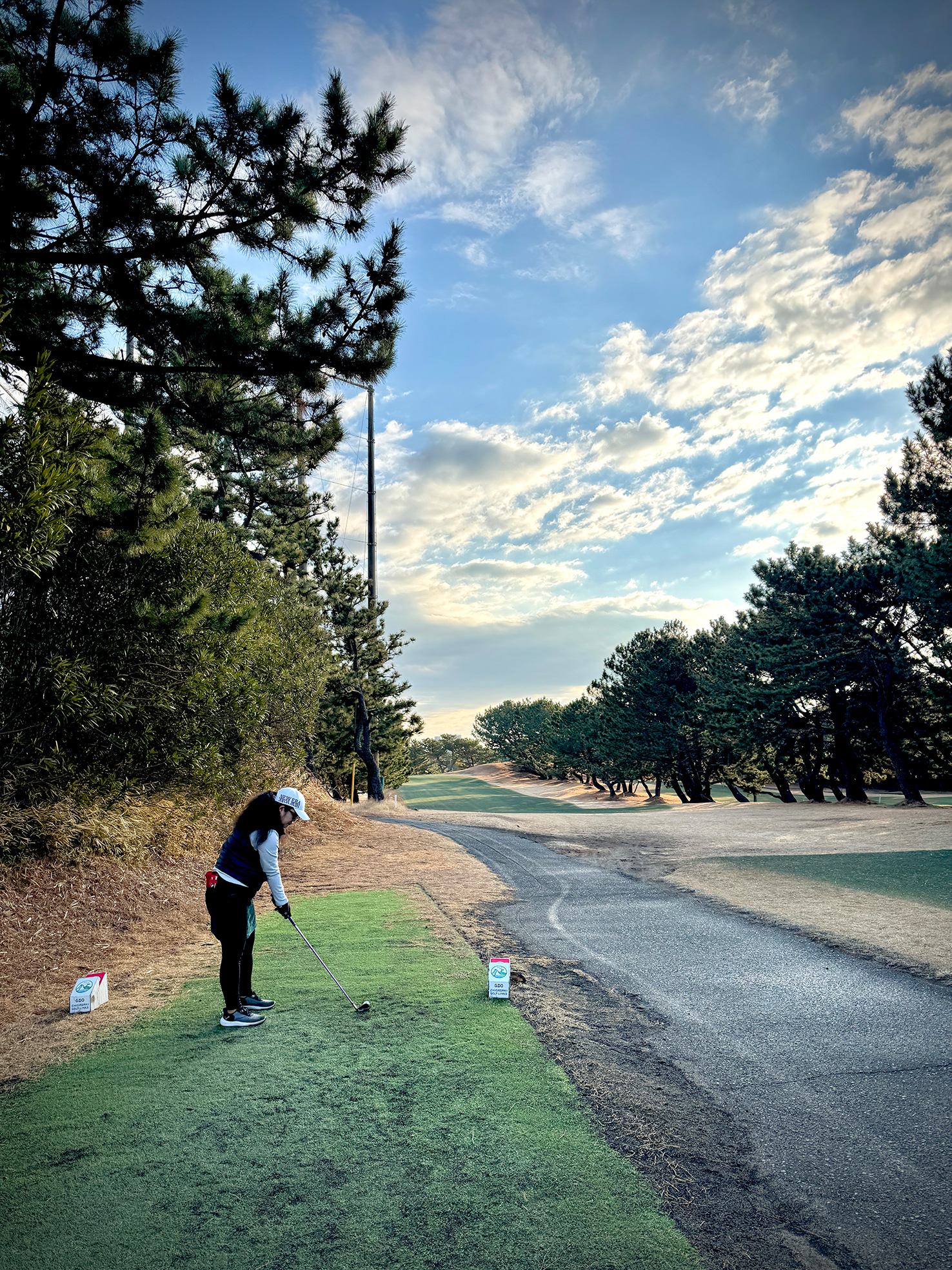 狙い所の難しいスタートホール
